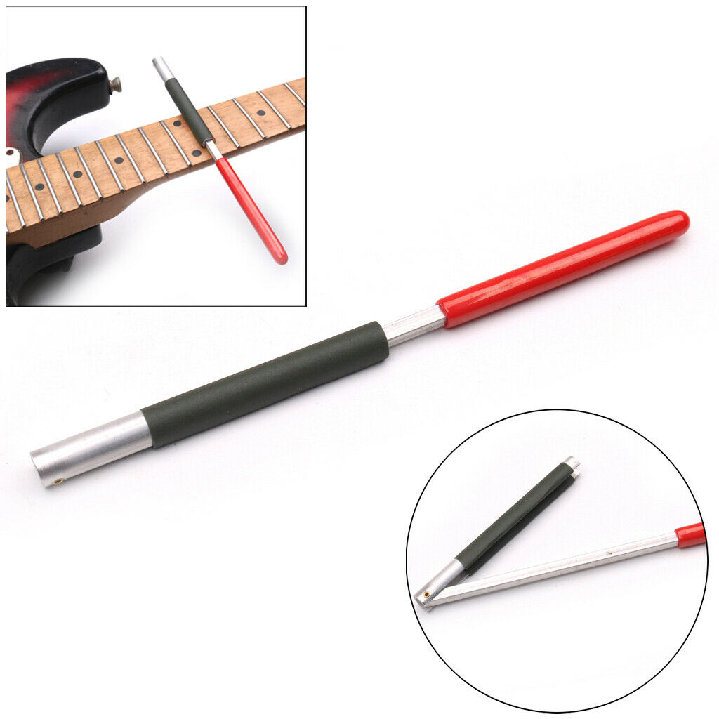 Portable Guitar Bass Fret Dressing Crowning File Sanding Tool Polishing