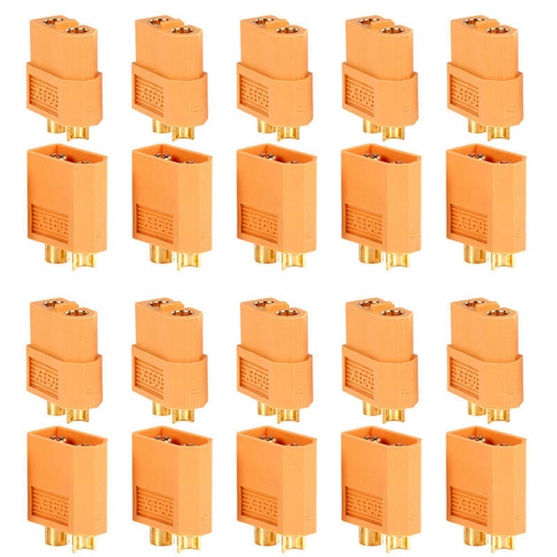 20PCS 10 Pairs XT60 Male Female Bullet Connectors Plugs For RC Lipo BatteryB IA