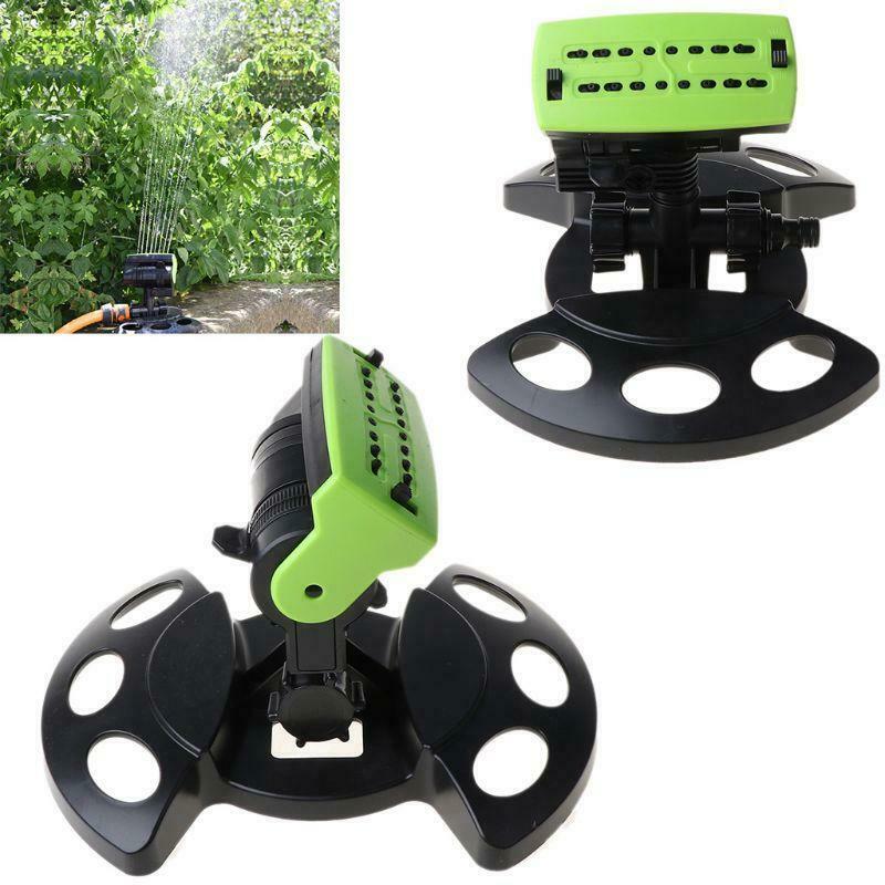 16 Holes Water Spray Automatic Sprinkler Nozzle Oscillating Watering Garden Lawn