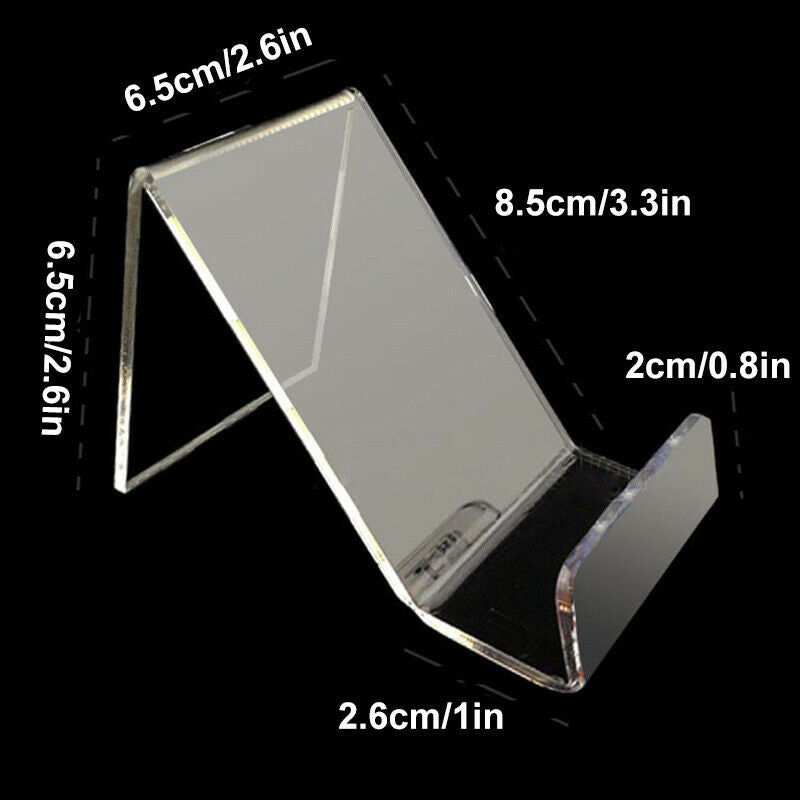 Clear Acrylic Clear-view Mobile/Wallet/Camera Display Stand Holder R JYDFAU