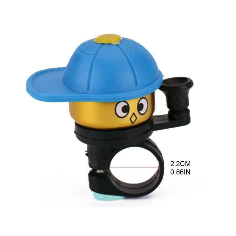 Cute Cartoon Little Hat Bike Bell Children Balance Car Bicycle Hand Press Bells