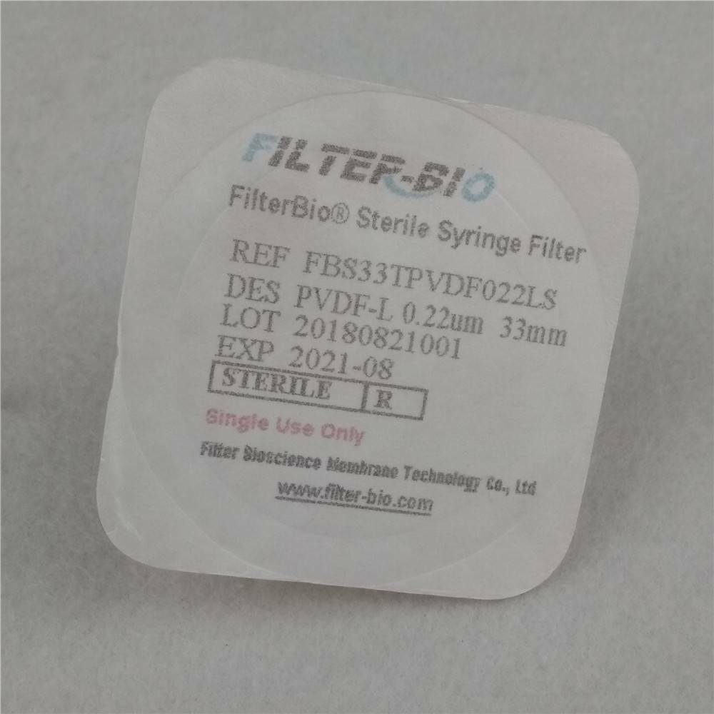 5x slgp033rb syringe filters pes membrane 33mm 0.22um PVDF Syringe Filters New