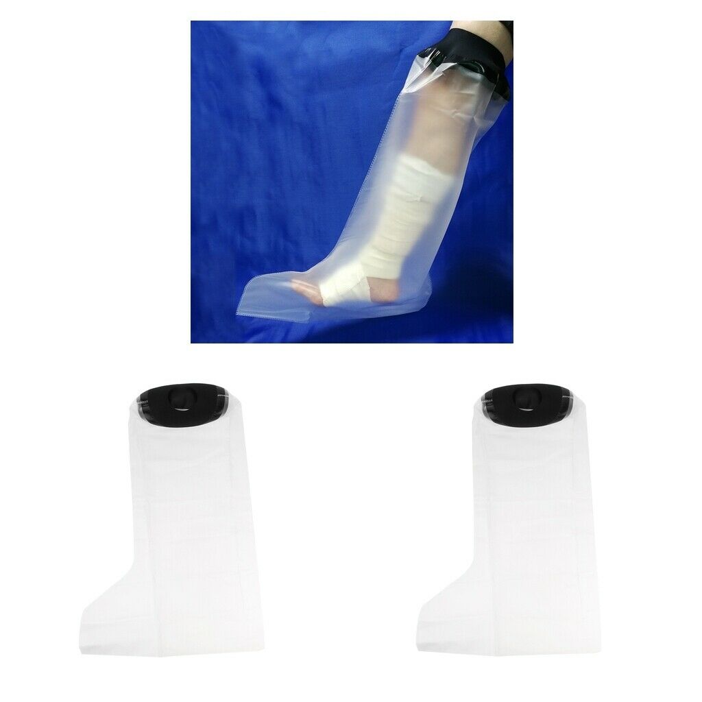 2x Leg Foot Cast Cover for Shower Wound Bandage Protector Watertight Protect