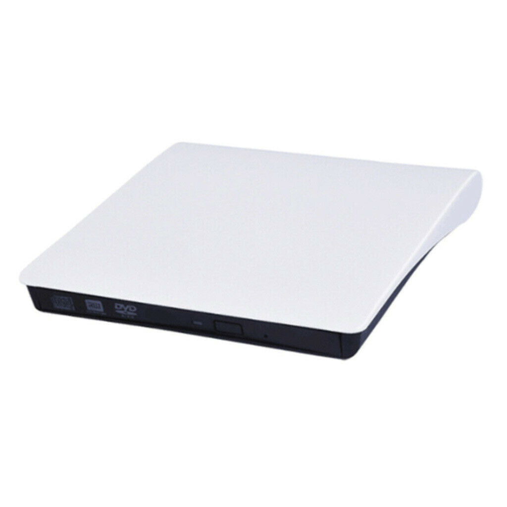 External DVD USB 3.0 Portable Burner Windows Drive Writer USB - White