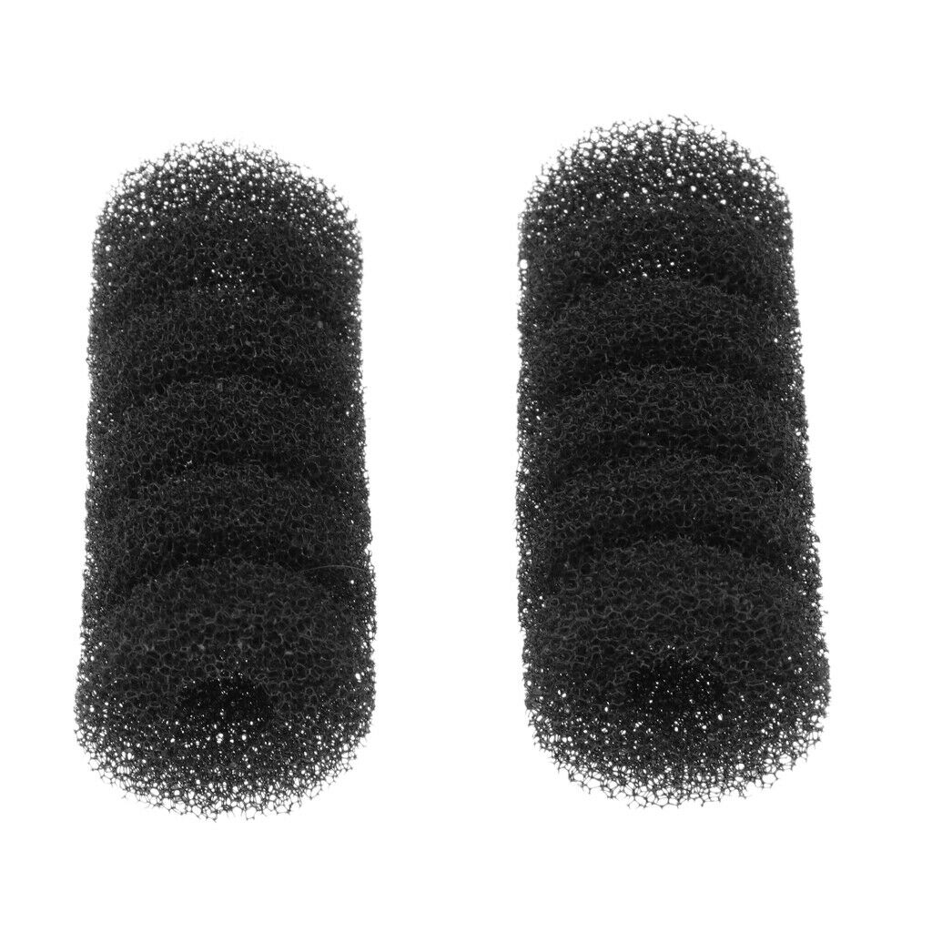 2x Foam Sponge Cotton Pad Filter Aquarium   Tank Filter Pump Filter Black