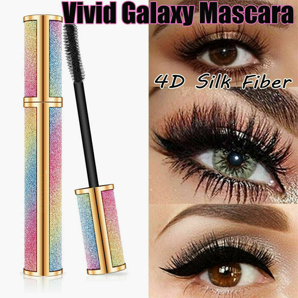 1pc Vivid Galaxy Mascara 4D Silk Fiber Lashes Waterproof Thick Mascara Charming