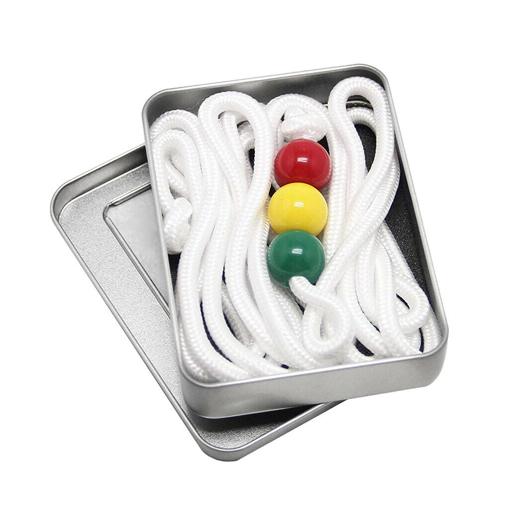 3X  String with 3 Pcs Beads Vision Convergence Training Tool