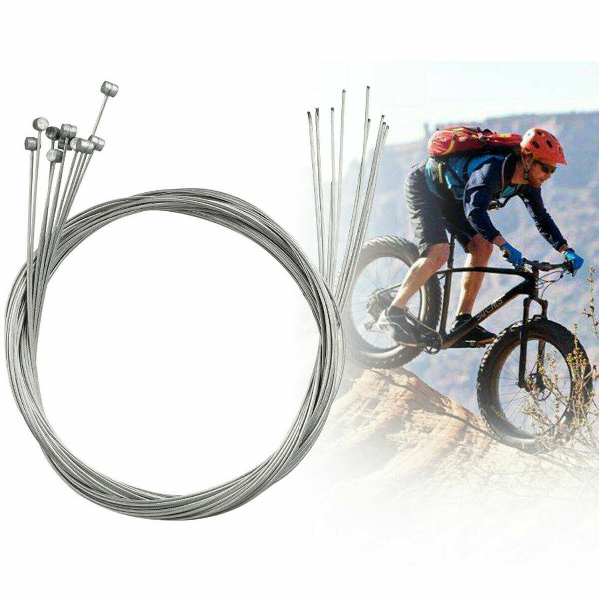 10X Bicycle Shift Shifter Derailleur Gear Stainless Steel Rear Inner Cable Wires