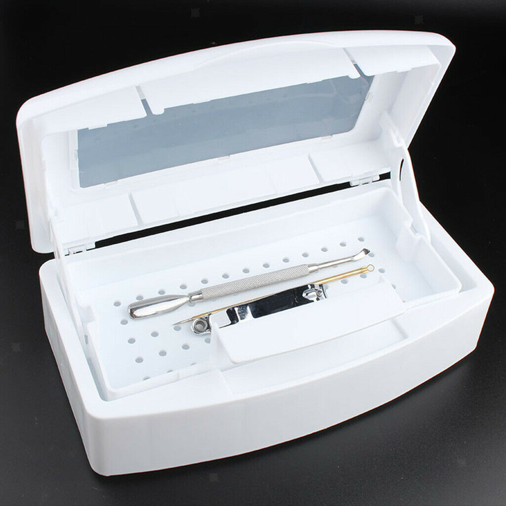 5x Plastic Sterilizing Tray Disinfectant Jar for Salon Barber Styling Nail Toolc
