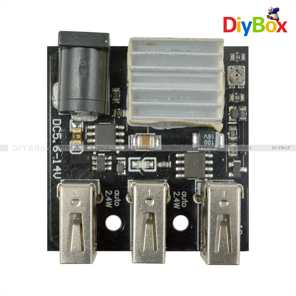 9V/12V To 5V 8A USB Power Bank Step-Down Boost Module MiNi 3 USB Charging Module