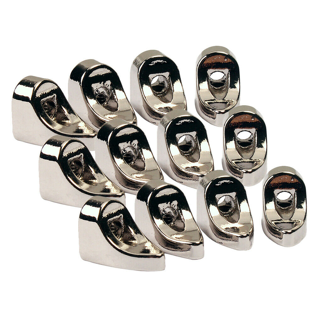 Pack of 12 Zinc Alloy L Shape Banjos Replacement Brackets 20.2 x 10.5mm