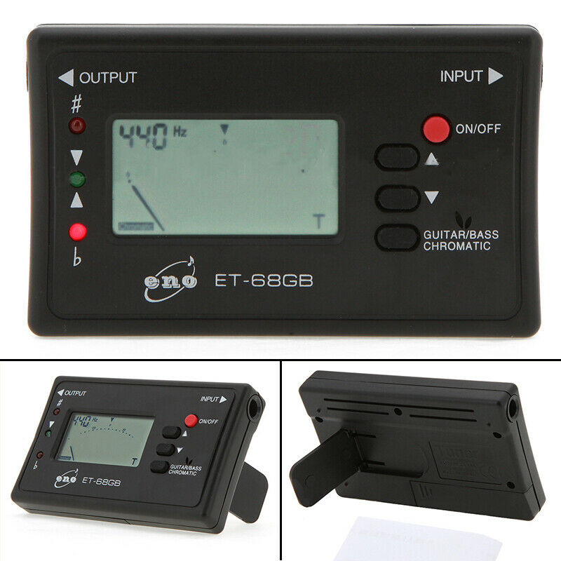 Digital ET-68GB Auto Acoustic Bass Chromatic Guitar Tuner For Guitar Bass