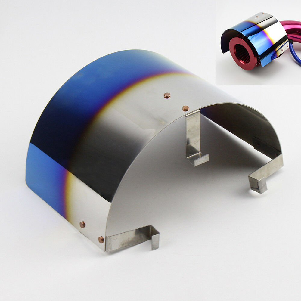 2.5" -3.5" diameter Air Intake Filter Cover Shields off engine compartment heat