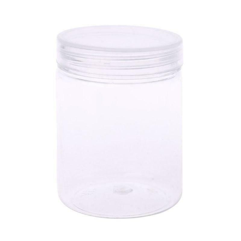 150ml Round Clear PET Container Jar Pot Bottle For DIY Slime Clay Makeup Cosmeti