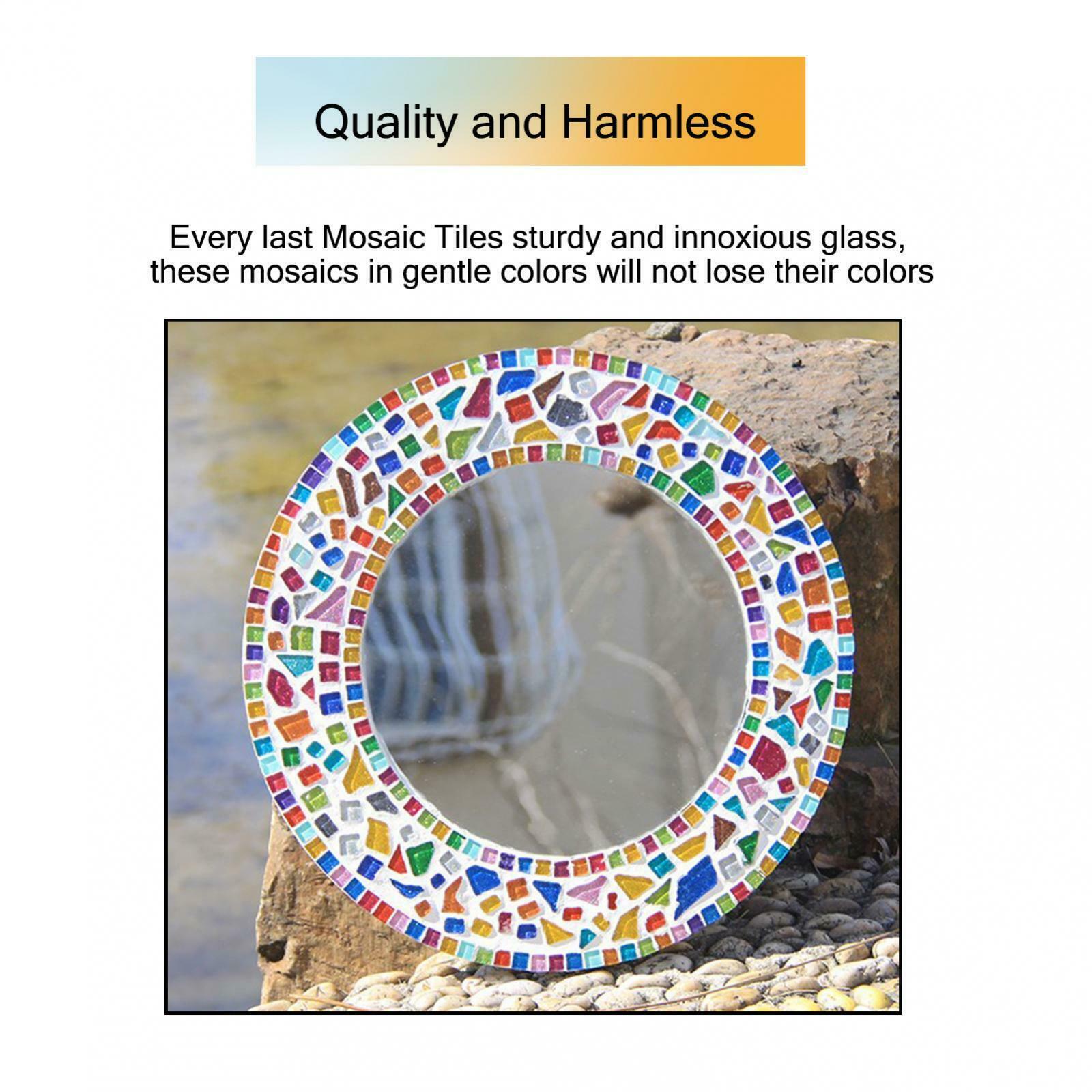70pcs Assorted Color Rectangle Glass Mosaic Tiles Pieces DIY Craft 10x40mm
