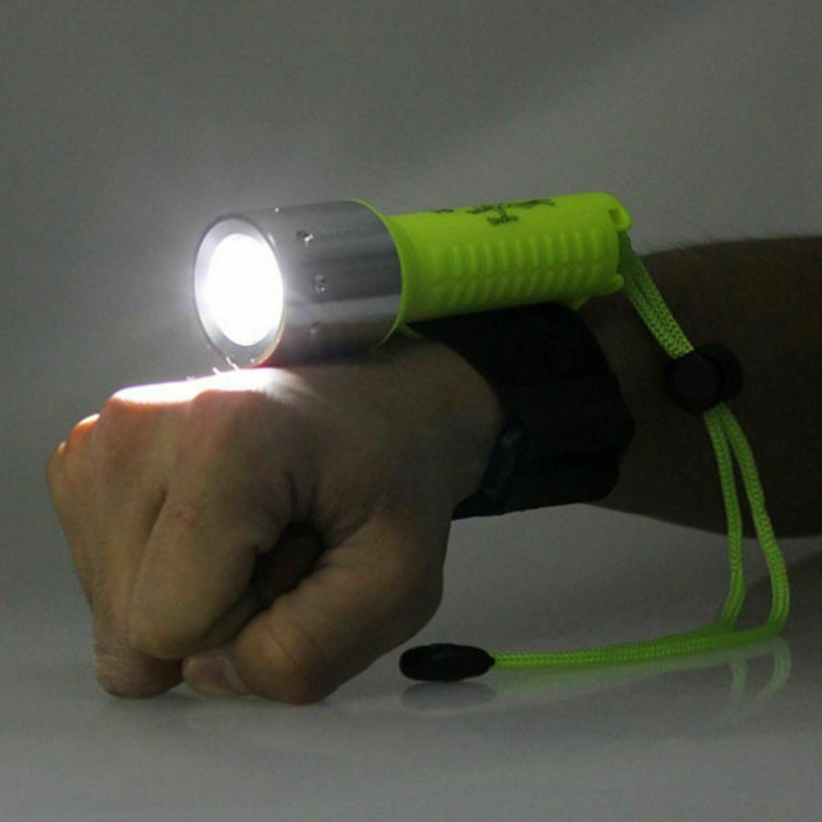 Elfeland T6 1600LM Waterproof 50M Ultra Bright Diving LED Torch Light Flashlight