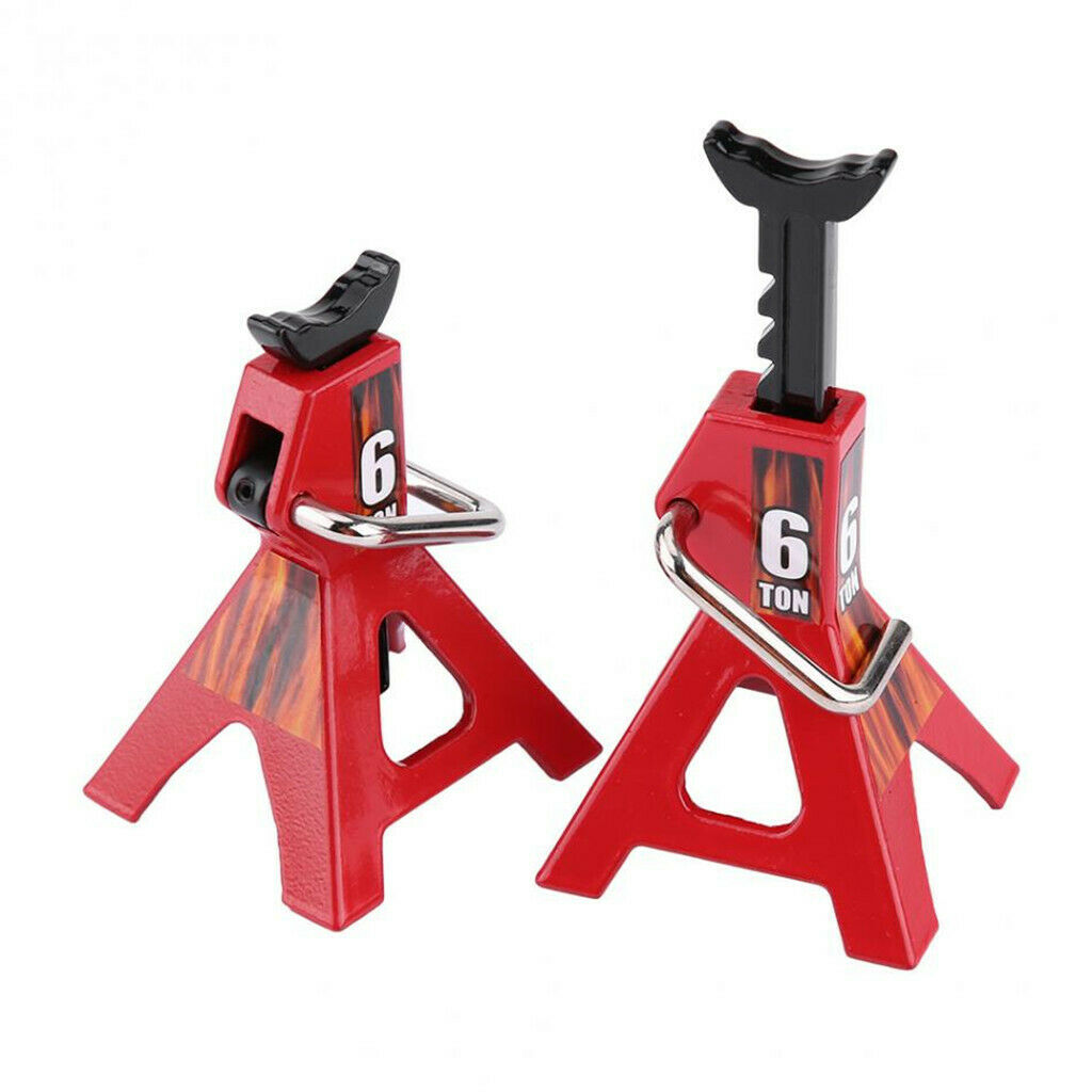 2x Jack Stand 6Ton for 1/10 1/7 1/18 RC Crawler Truck Car Tamiya Accessory