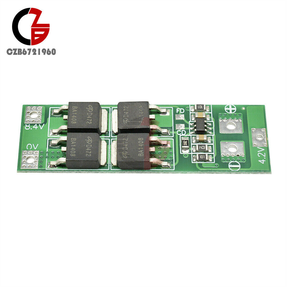 2S 20A 7.4V 8.4V 18650 Lithium Battery Protection Board / BMS Board Standard