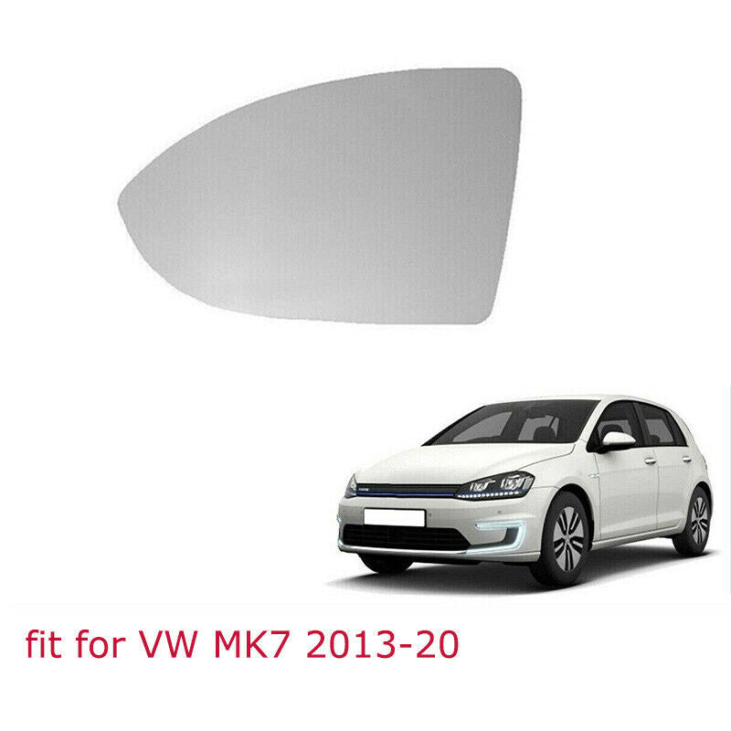 Fit For VW Golf MK7 2013-2020 Front Left Door Wing Rear View Mirror Glass Heated