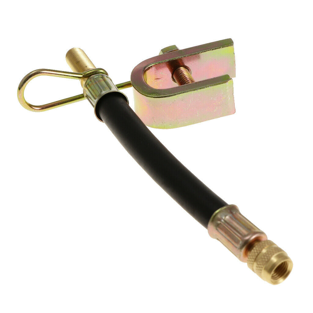 Wheel Tyre Valve Extension Flexible Type 140mm with Clip