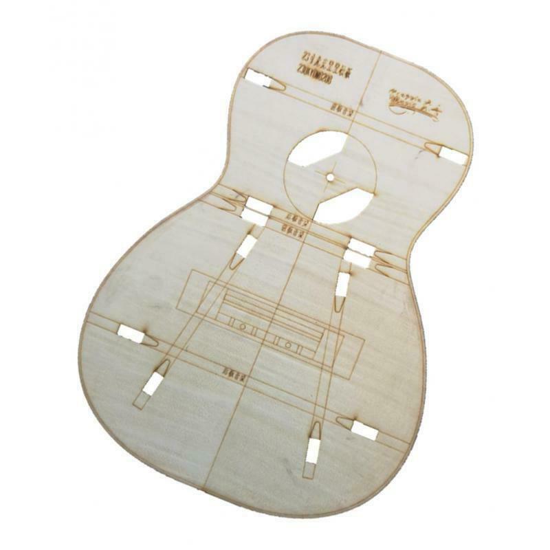 23inch Wood Ukulele Body Template Small Four-string Guitar Making Mold Shape