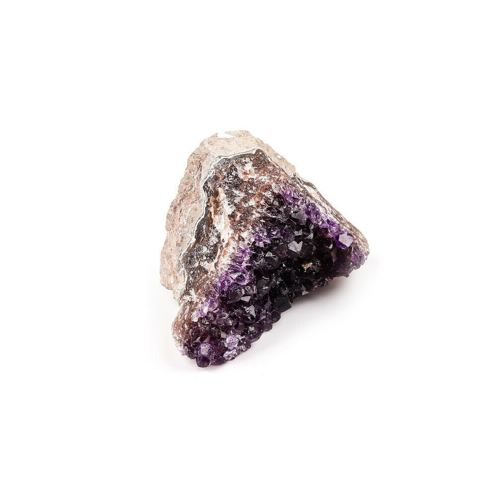 1x Natural Raw Amethyst Quartz Geode Druzy Crystal Cluster Healing Specimen