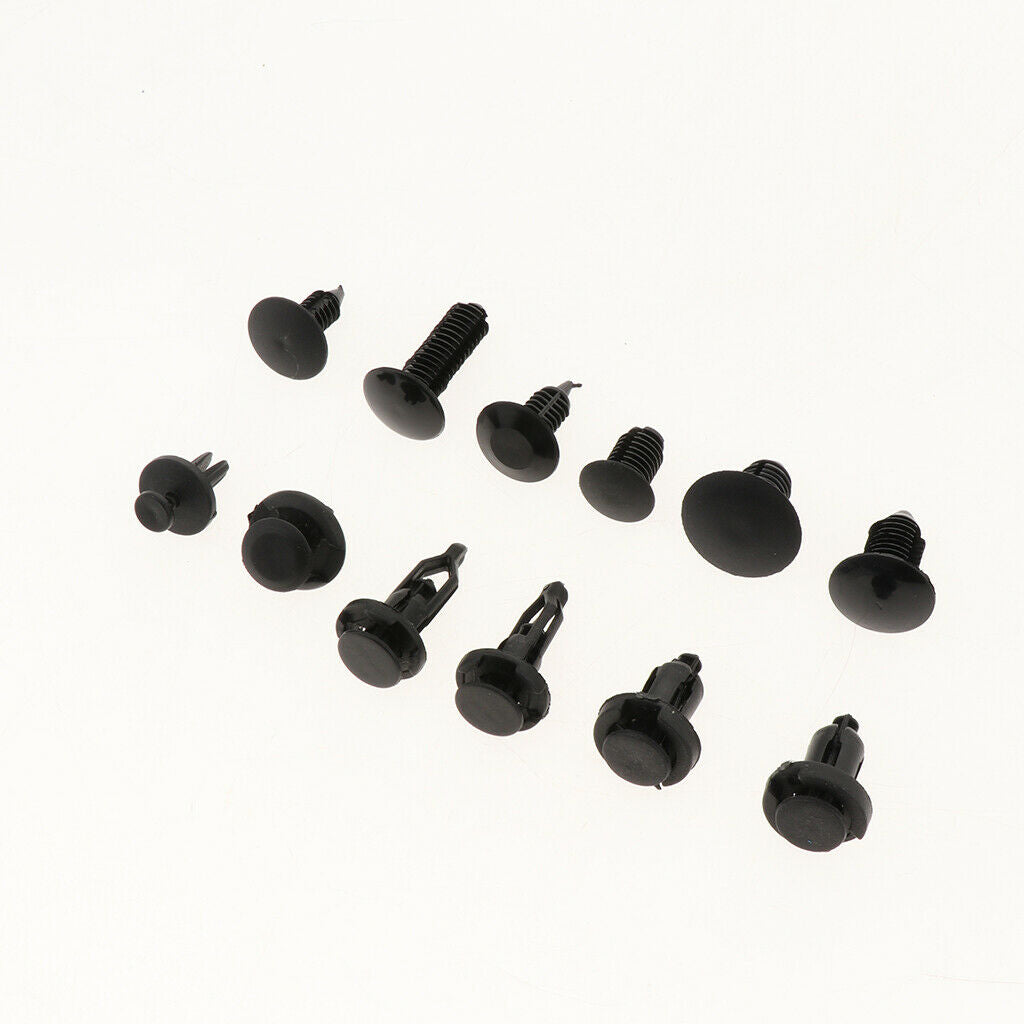 280 Pieces Universal Car Plastic Rivets Fastener Bumper Push Pin Clip HE53