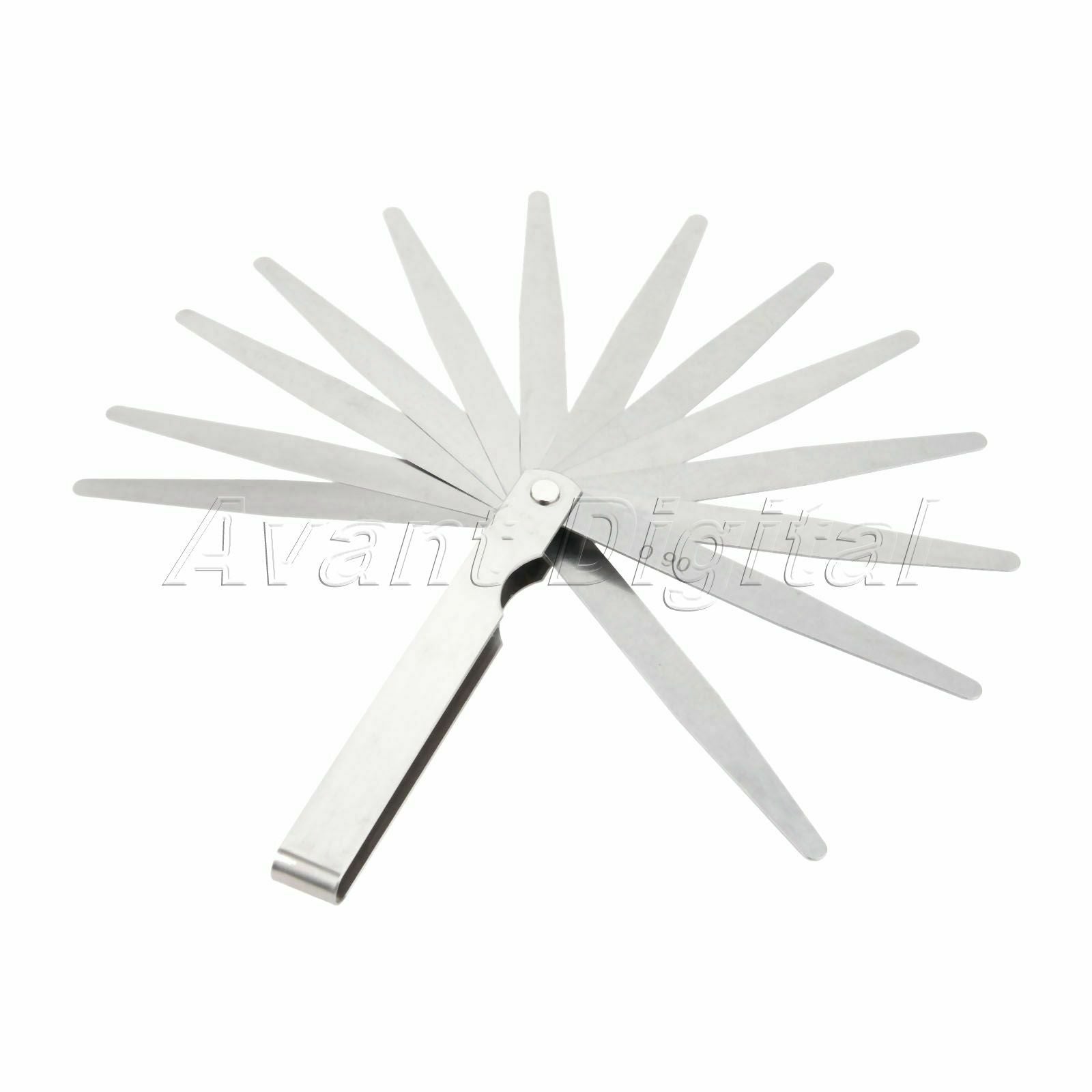 13 Blades Metric 0.05-1mm Feeler Filler Gauge for Ignition Point Measuring Tool