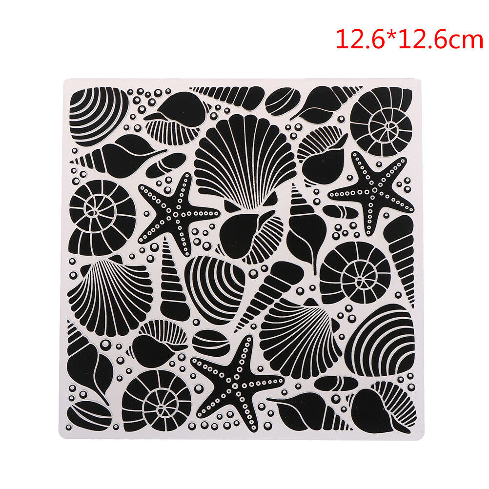 seafood Embossing folders Plastic Embossing Folder For Scrapbooking DIY ca.l8