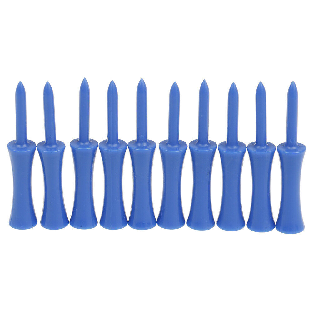 50Pcs/set Plastic Step Down Golf Tees Height Control Blue 2.68 inch~ii tHSJCA