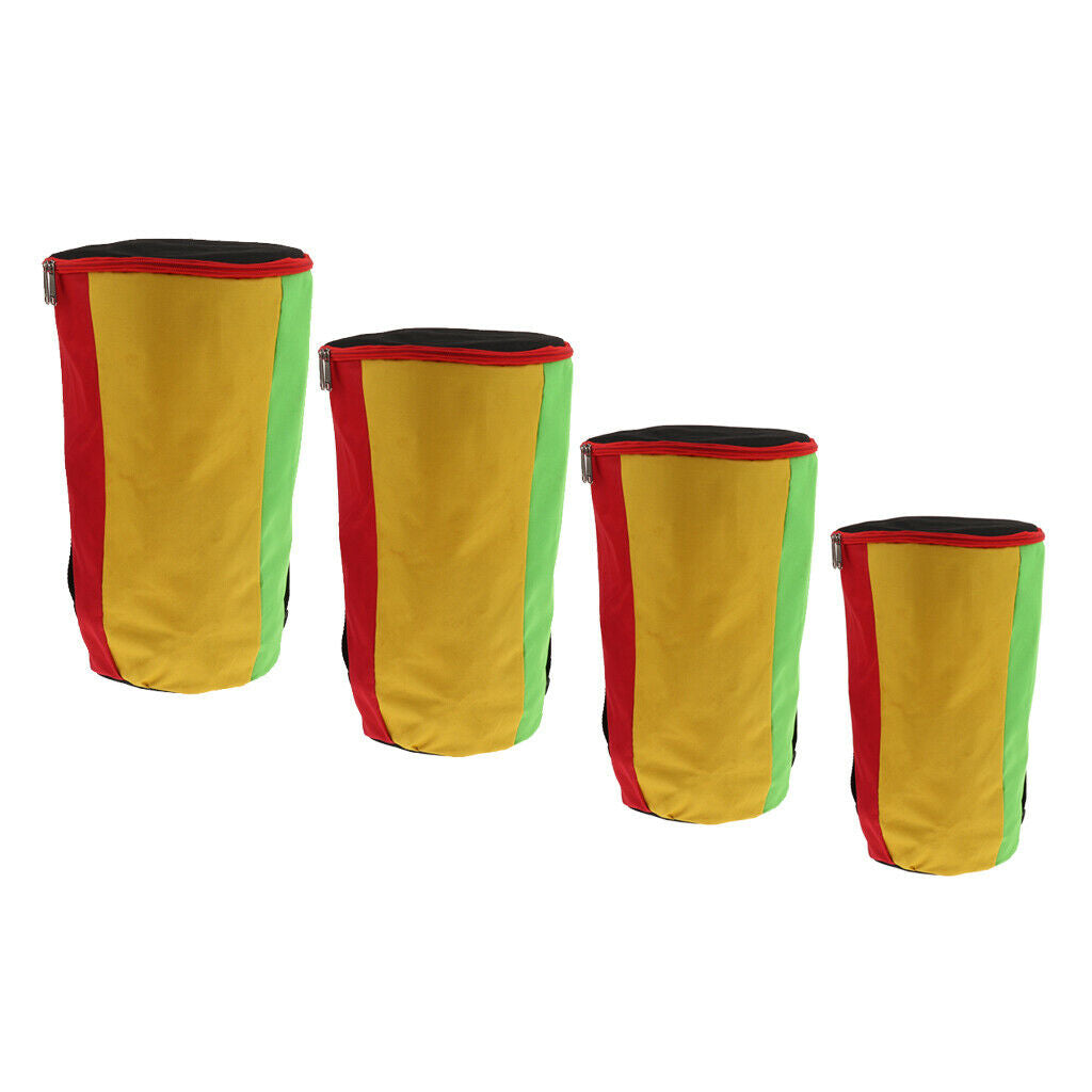 Multicolor Djembe African Drum Gig Bag Case with Shoulder Strap 8inch