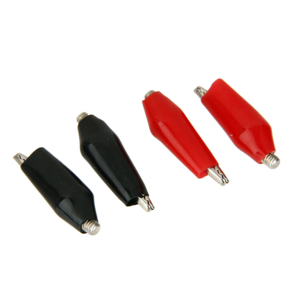Crocodile Alligator Test Clips Probe Leads Cable Banana Plug for Multimeter