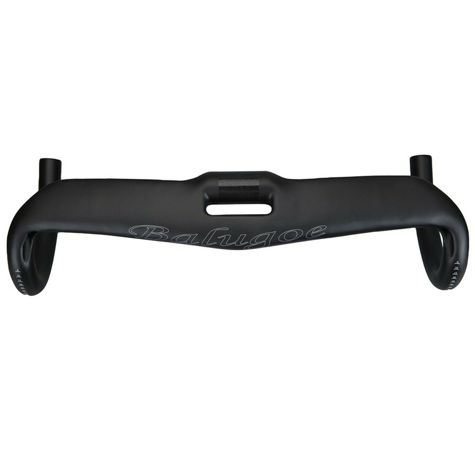 Black BALUGOE Handlebar Pressure Resistance Thickened Carbon Fiber Durable for O