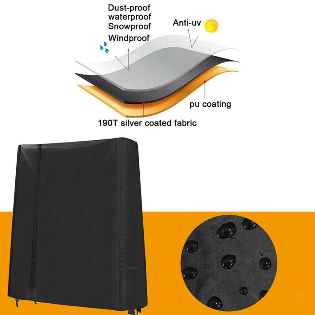 Tennis Table Cover WindProof Waterproof Sunscreen Pings Pong Table Furniture