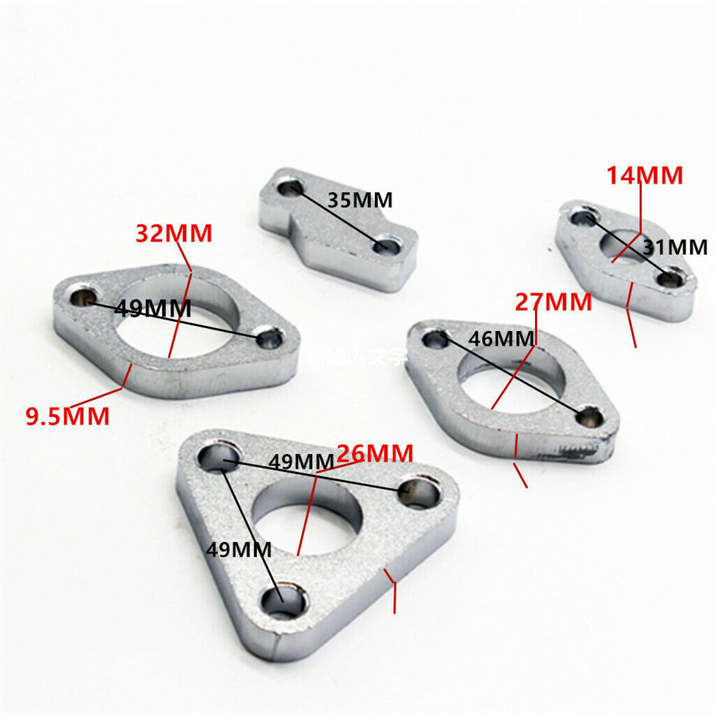 7 Pcs. Racing Style RHB-31 VZ21 High Flow Auto Turbocharger Complete Flange Kit