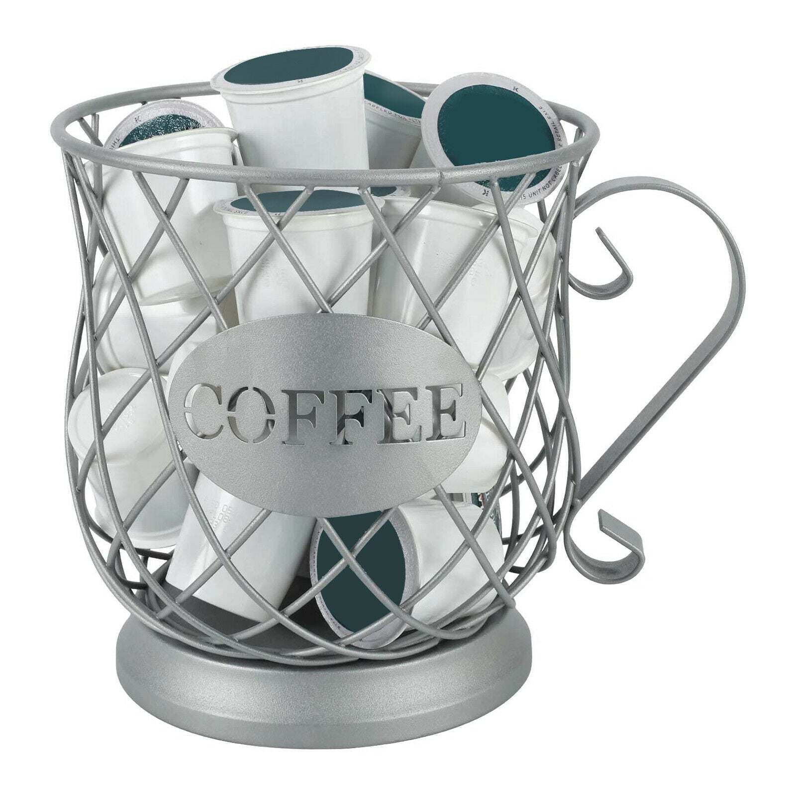 Espresso Coffee Pod Holder Mug Cup Fruit Storage Basket Large Capacity