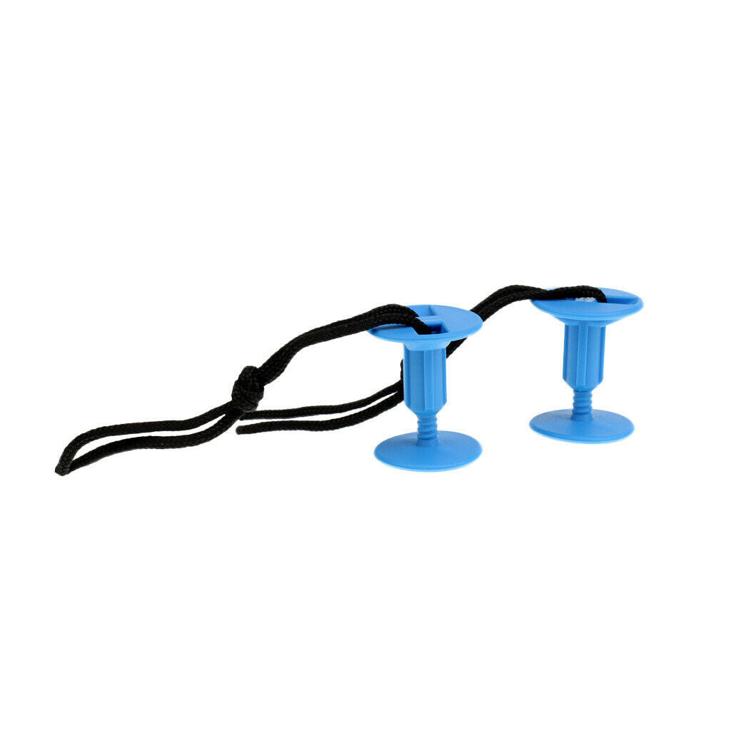 2Pcs Lightweight  Surfboard Leash Plug with Cords Strings Accessory