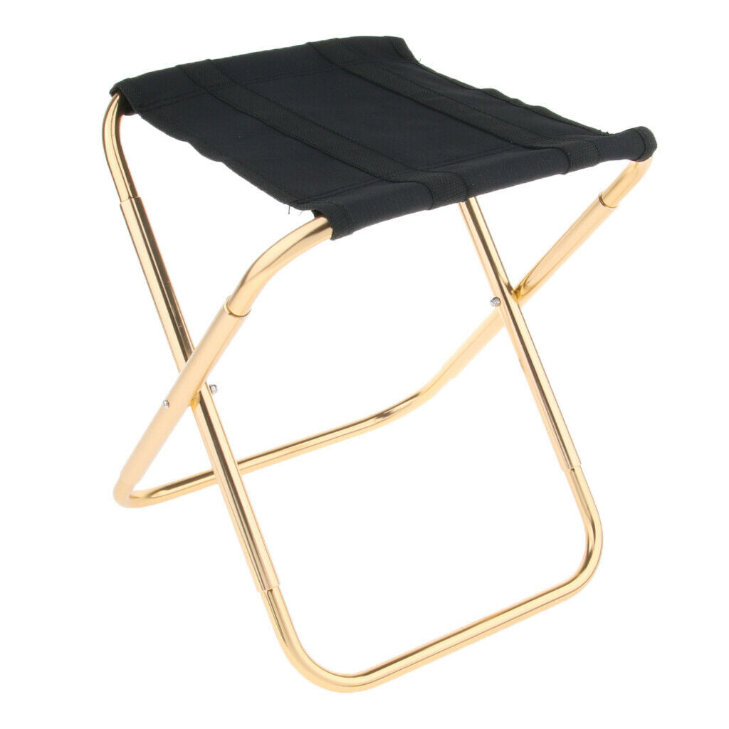 Portable Alloy Folding Chair Stool Seat For Outdoor Fishing Camping Hiking
