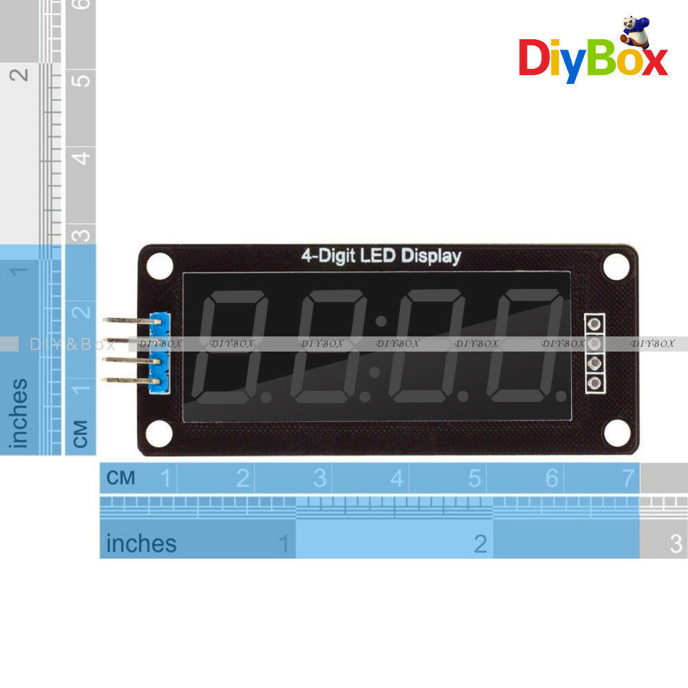 0.56''Inch TM1637 4Bit Digital LED Anzeige Clock Tube Display For Arduino Yellow