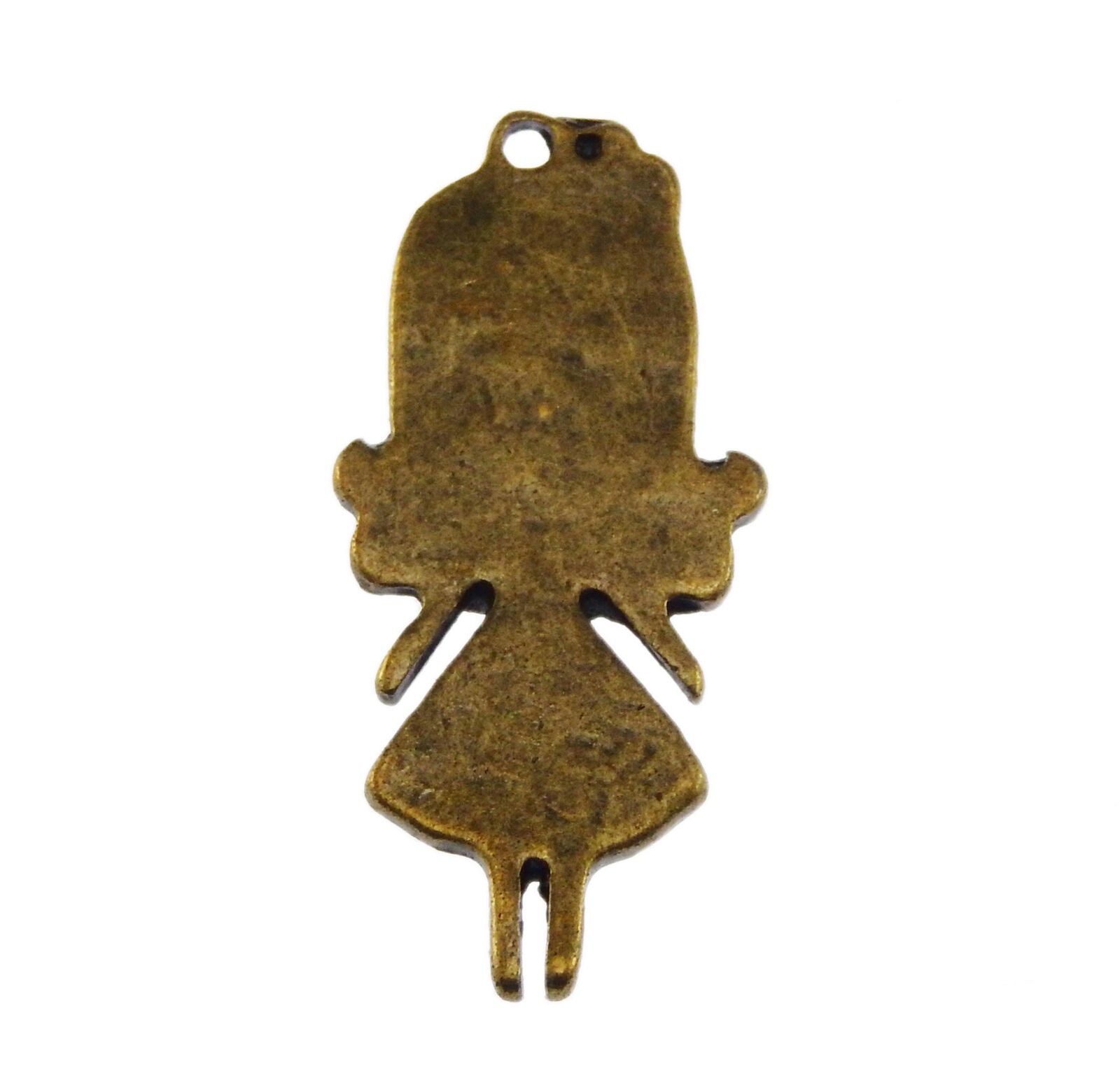 30pcs/lot Retro Bronze Plated Alloy Beauty Girl Shaped Jewelry Charms Pendants