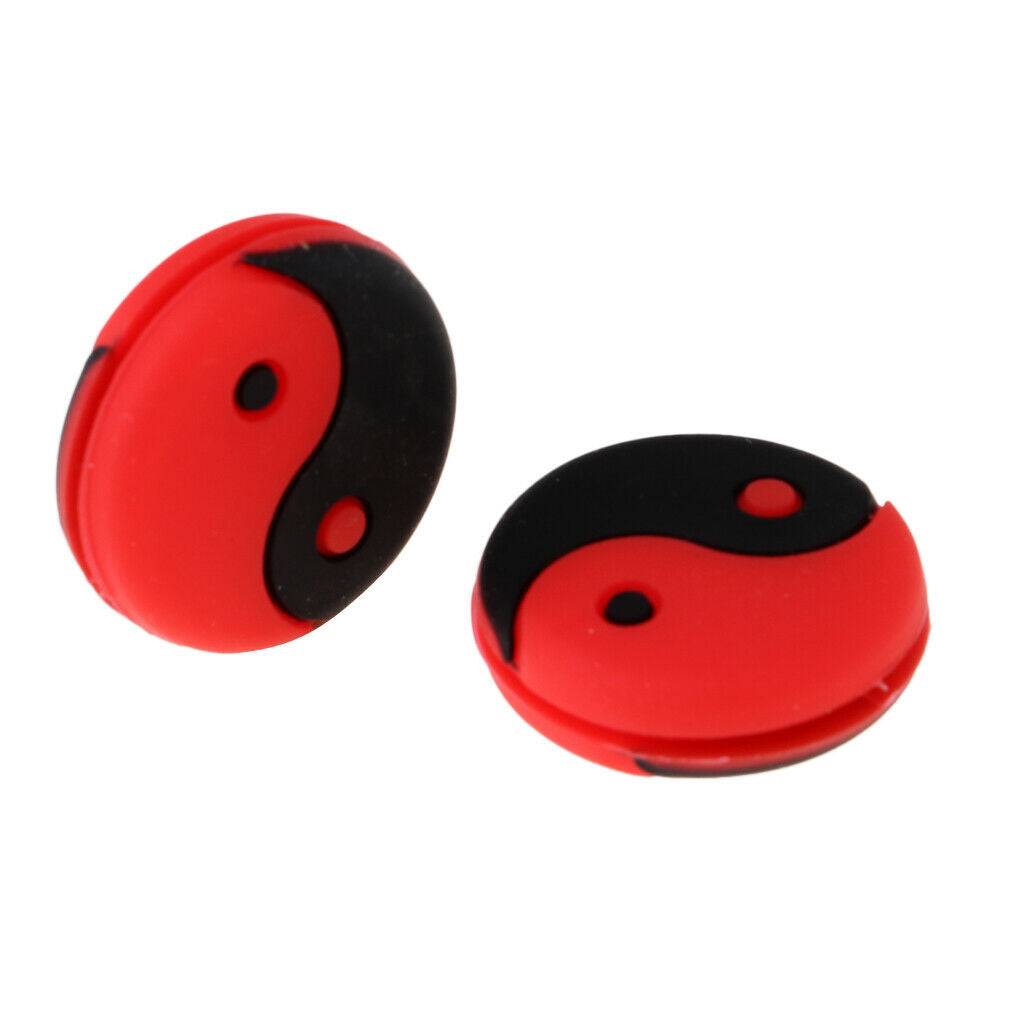 2Pcs Replacement Silicone Tennis Racquet Shock Absorber Vibration Dampeners Tool