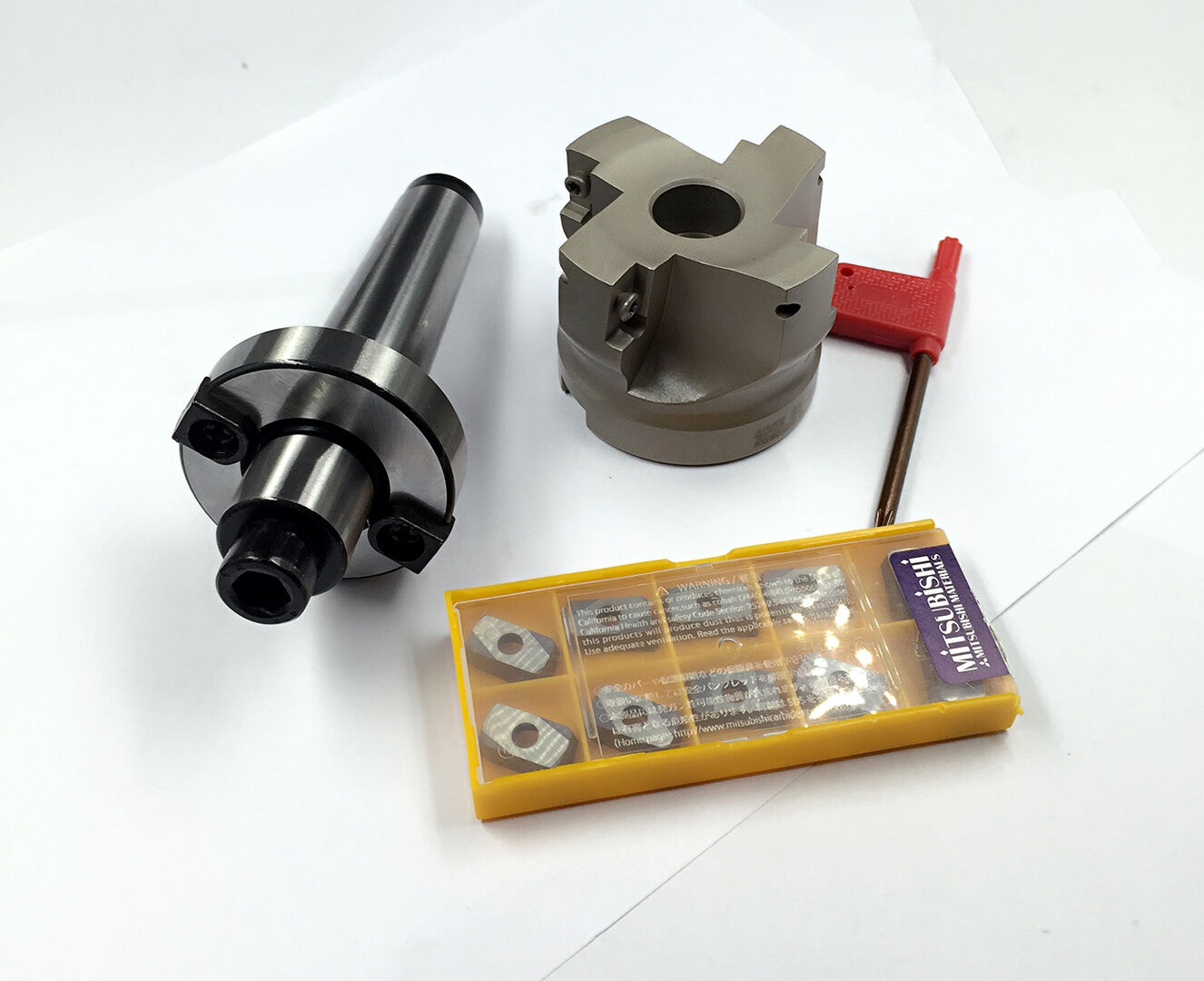 MT3 M12+400R-63-22 Face end mill + 10pcs APMT160404 carbide insert CNC Mill [M1]