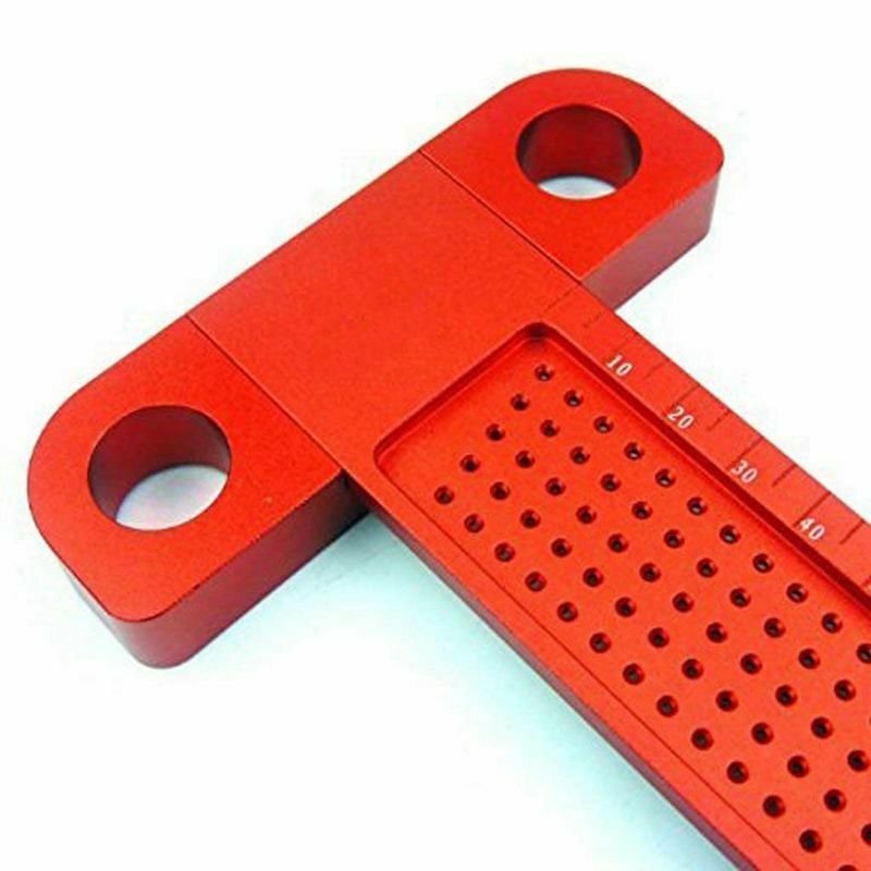 Precision Woodworking T-Square Measu Tools Scribe Aluminum Alloy D4J5