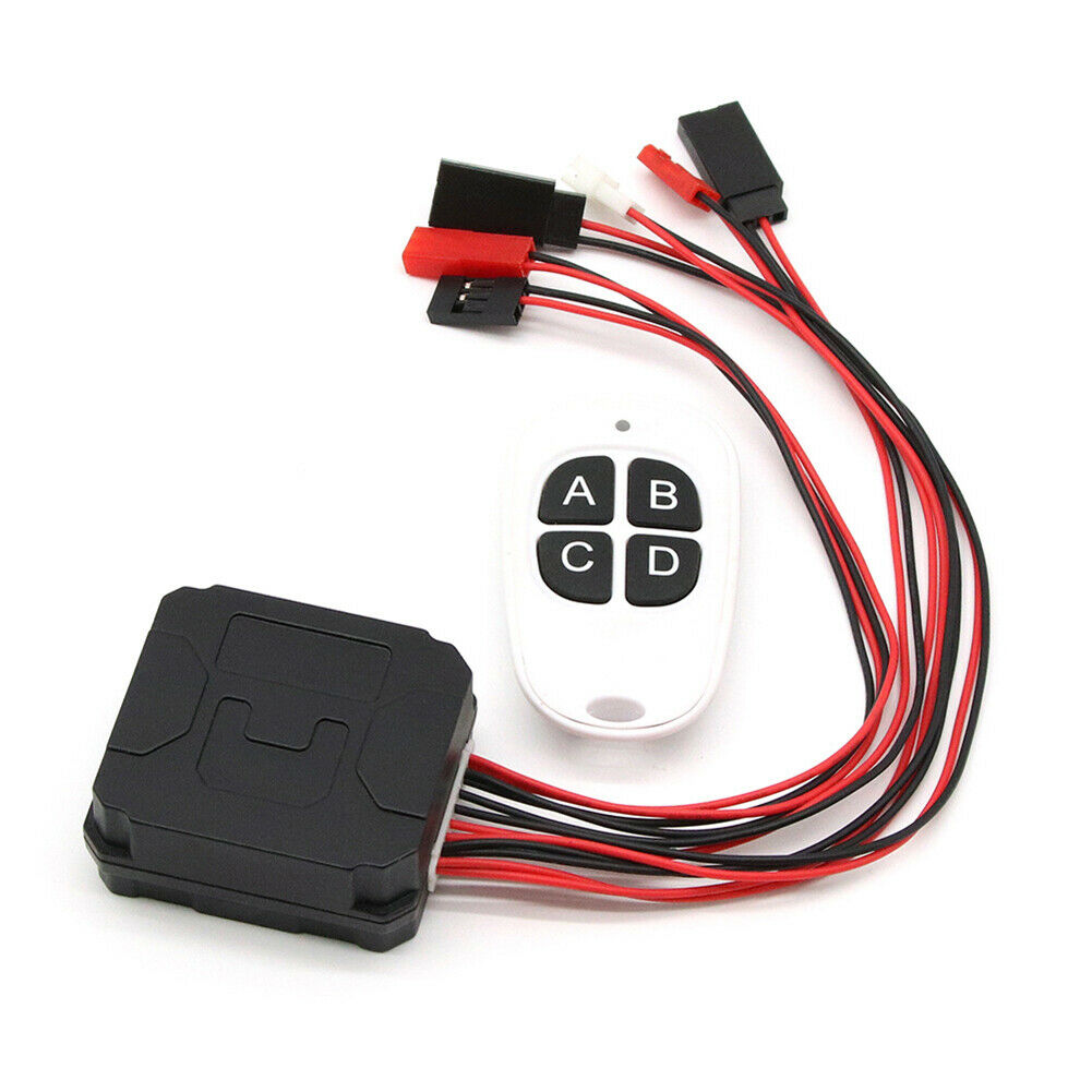 Electric Winch Remote Controller Light Group Switch For RC 1/10 TRX4 SCX10 D90