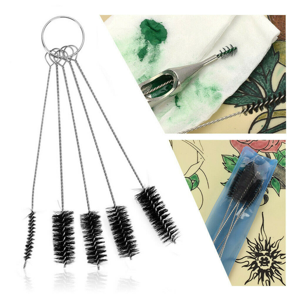 Tattoo Grommets/O Rings/Rubber Band/Cleaning Brush Tattoo Supply Kit Yellow