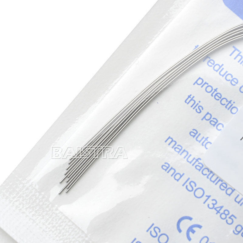 100 Packs Orthodontic Super Elastic Niti Nature Form Round Arch Wires 018 Lower