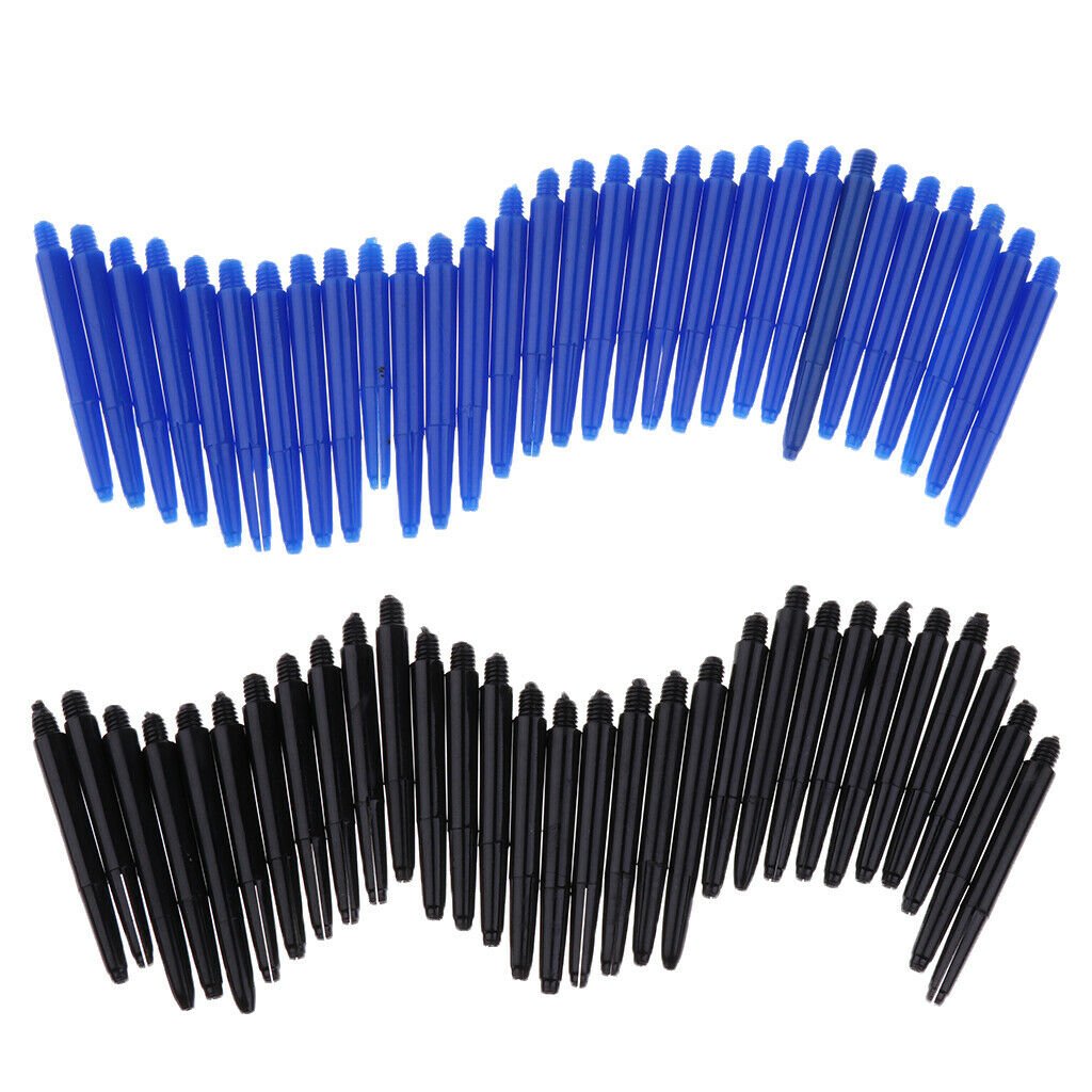 60pcs Pro Nylon  Rods Medium Shaft Rods 43mm - 2 Colors