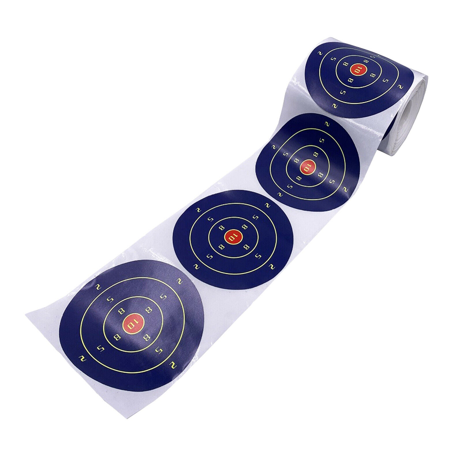 200Pcs 3.94in Round Shape Shooting Targets Self Adhesive Splatter Paper Sheets