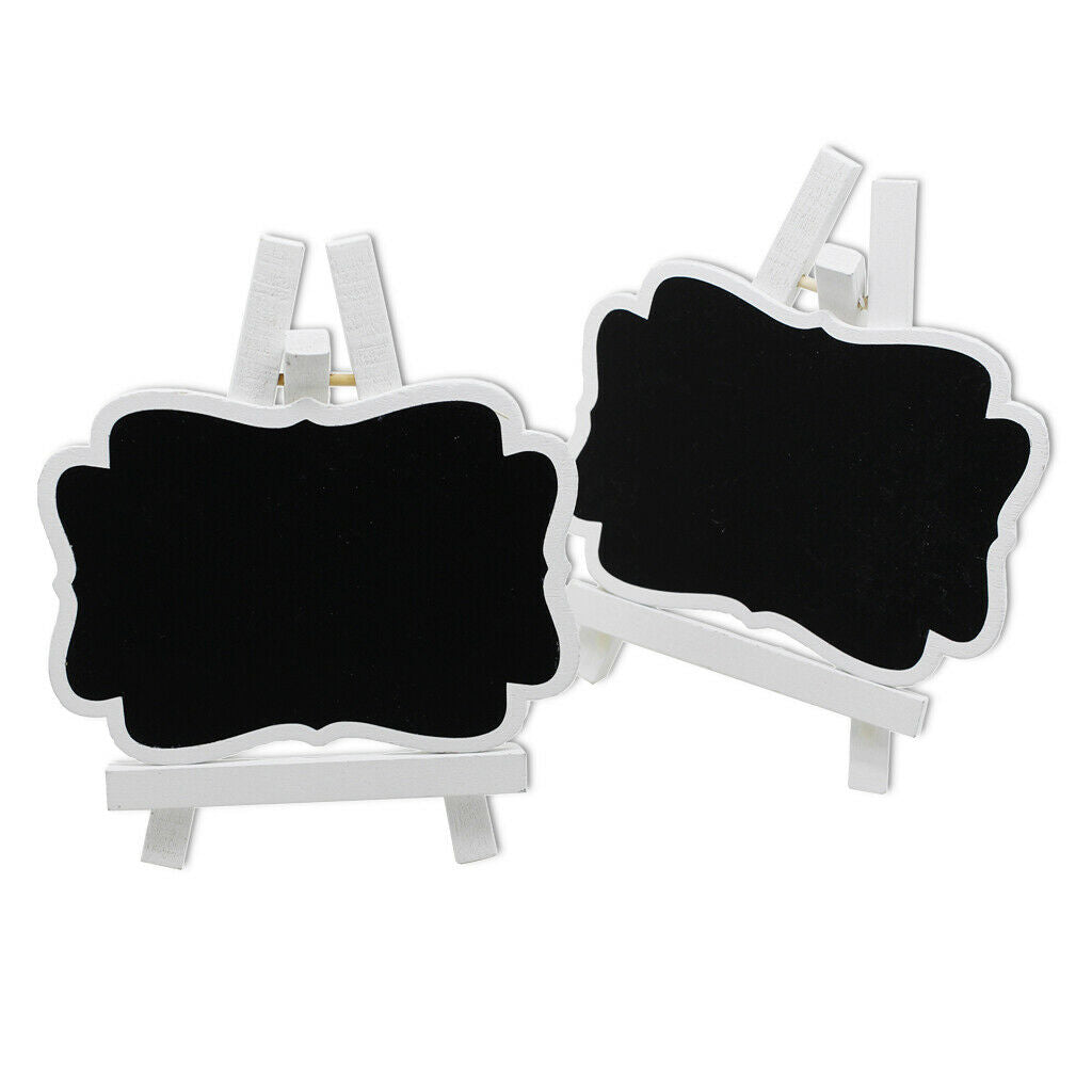 30Pcs Handmade Wooden Slate Chalkboard Tags, Weddings Partys Mothers Fathers