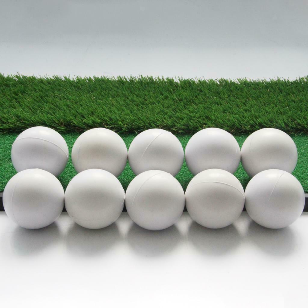 10 Pack Lightweight PU Soft Golf Balls for Indoor Driving Range Practice